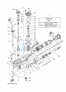 F130AETX drawing PROPELLER-HOUSING-AND-TRANSMISSION-1