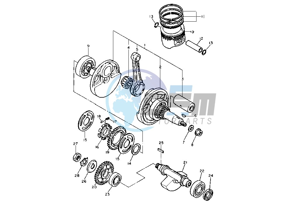 CRANKSHAFT PISTON