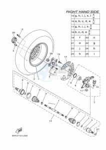 YFM700FWAD GRIZZLY 700 EPS (BLTL) drawing FRONT WHEEL 2