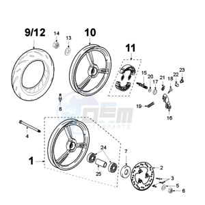 LUDIX 14 REP drawing WHEELS