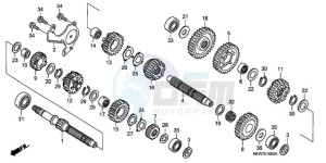 NT700VAA Europe Direct - (ED / ABS) drawing TRANSMISSION