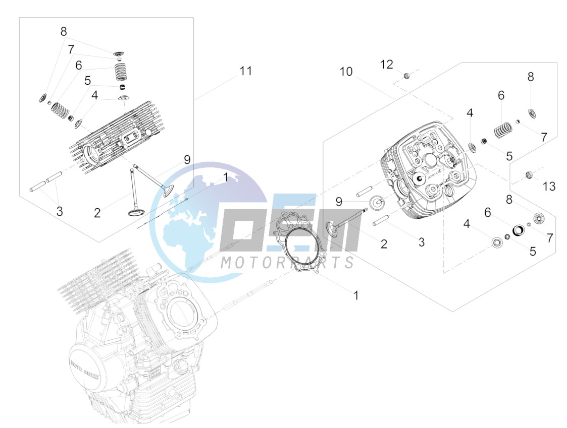 Cylinder head - valves