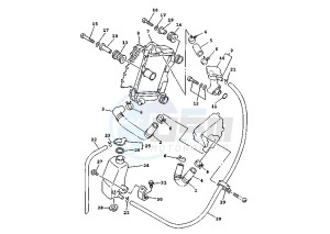 XC FLY ONE R 150 drawing RADIATOR-HOSE