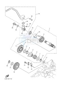 YZF-R6 600 R6 (1HCA 1HCB 1HCC) drawing STARTER