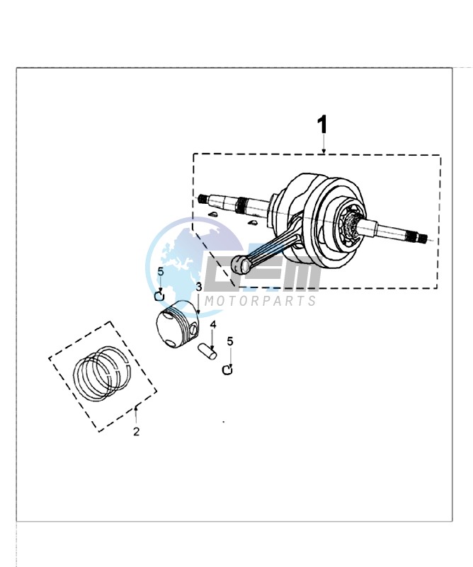 CRANKSHAFT AND CYLINDER