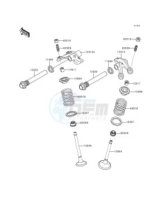 KLF 400 B [BAYOU 400 4X4] (B4-B6) [BAYOU 400 4X4] drawing VALVE-- S- -