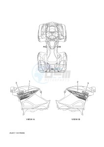 YFM700FWAD GRIZZLY EPS CAMO (2UDA) drawing GRAPHICS