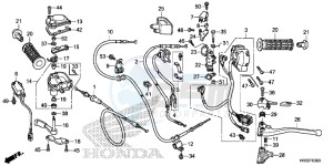 TRX420TM1F TRX420 Europe Direct - (ED) drawing SWITCH/CABLE