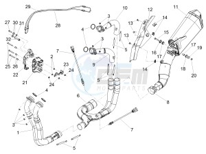 TUONO 1100 V4 RR E4 ABS (NAFTA) drawing Exhaust pipe I