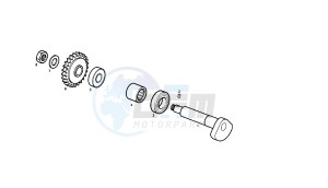 GPR NUDE - GPR NUDE TUNING - 50 CC drawing CRANK BALANCER