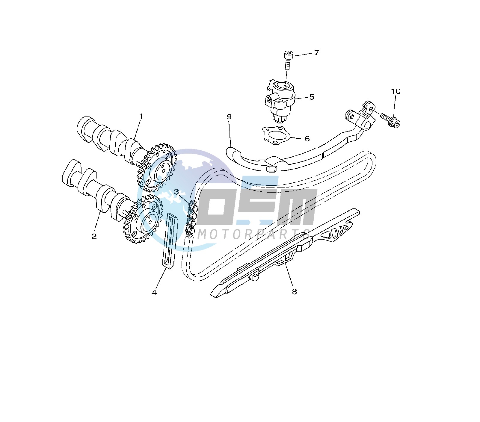 CAMSHAFT AND TIMING CHAIN