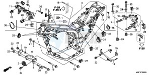 XL700VB drawing FRAME BODY