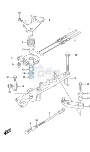 DF 150 drawing Throttle Rod