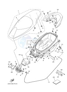 GPD125A GPD125-A NMAX125 (2DS1 2DS5) drawing SEAT