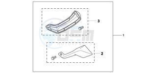 NC700SC drawing KIT,FOOT DEFLECTOR