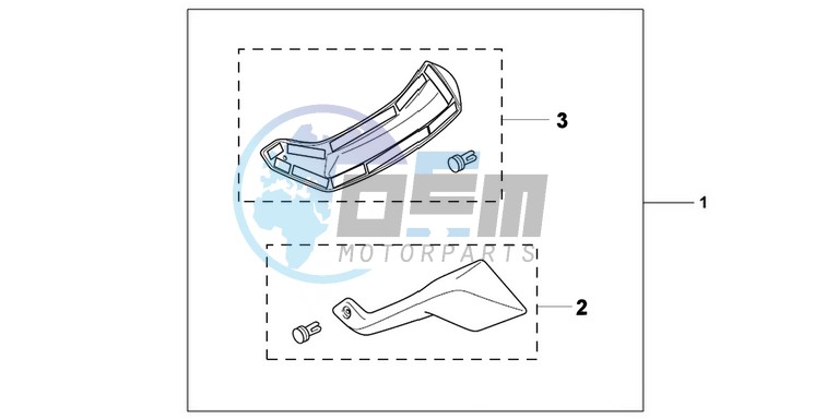 KIT,FOOT DEFLECTOR