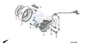 CRF230F9 Australia - (U) drawing GENERATOR