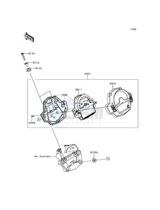 VULCAN S ABS EN650BGFA XX (EU ME A(FRICA) drawing Meter(s)