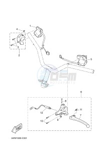 CW50 BW'S (5WWV 5WWV 5WWV) drawing HANDLE SWITCH & LEVER