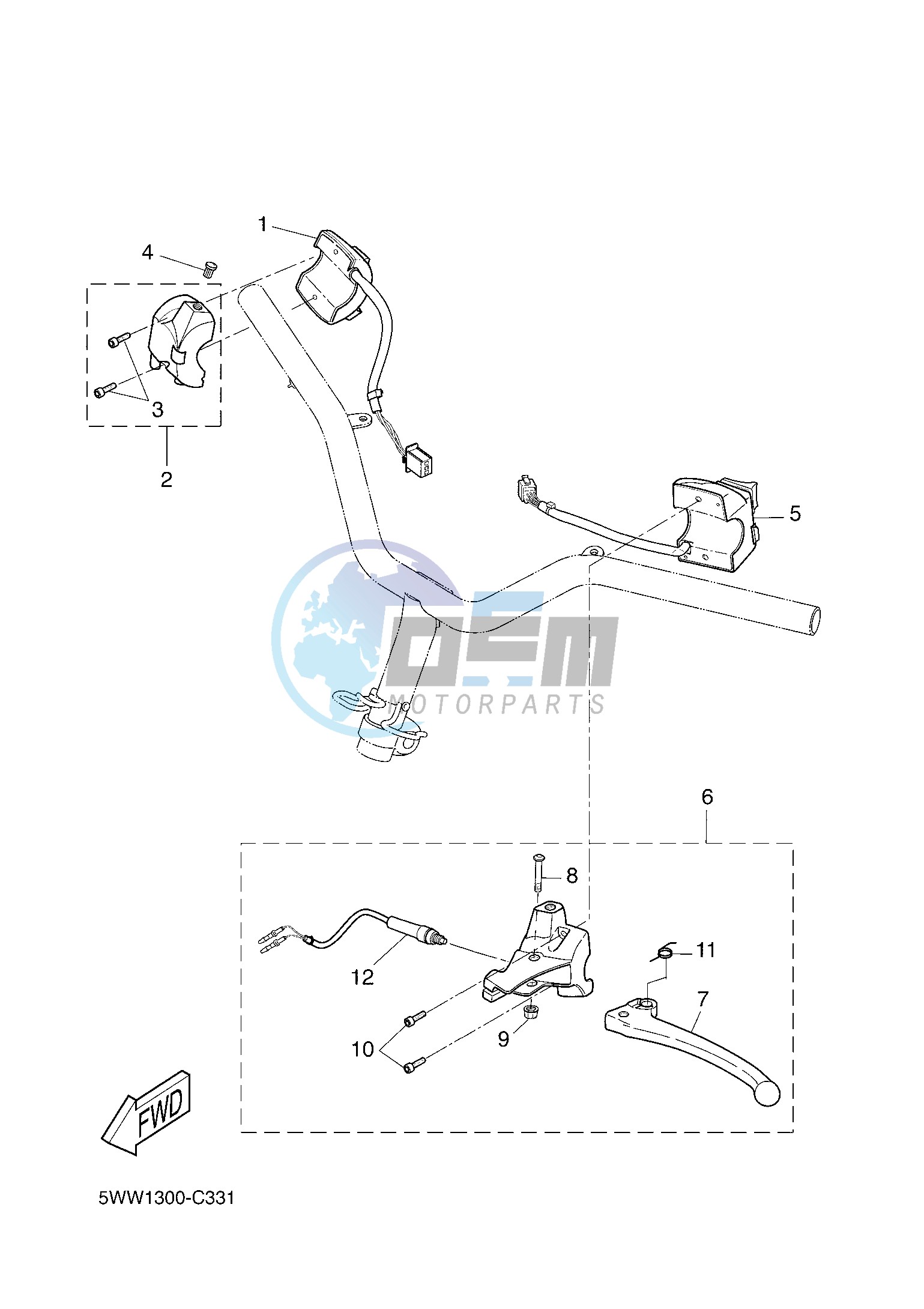 HANDLE SWITCH & LEVER