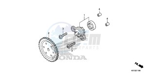 SH125G SH125S UK - (E) drawing OIL PUMP