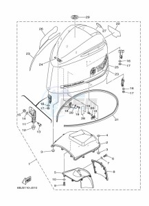 F350AETU drawing FAIRING-UPPER