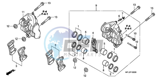 FRONT BRAKE CALIPER