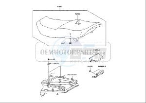 ZZR 600 (EU) drawing SEAT