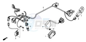 CRF250X drawing WIRE HARNESS