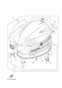 F50HED drawing FAIRING-UPPER