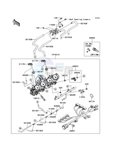 ZZR1400_ABS ZX1400FEFB FR GB XX (EU ME A(FRICA) drawing Throttle