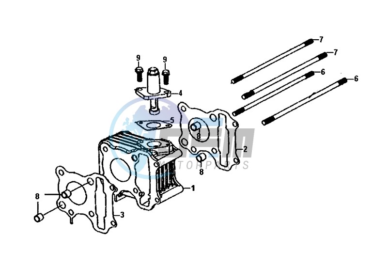 CYLINDER / ALLO 50 (25 KM/H) (AJ05WA-NL) (L8-M0)