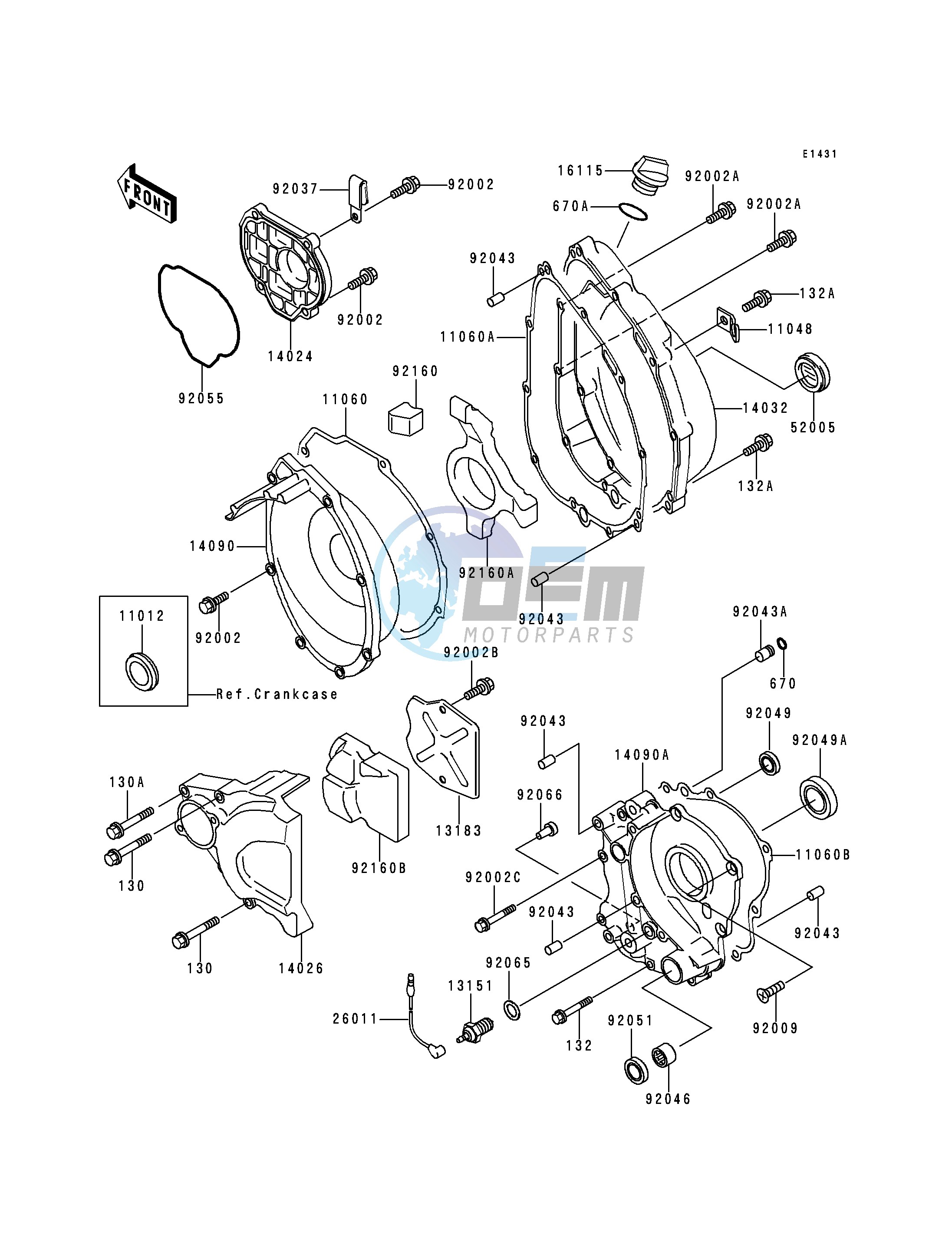 ENGINE COVER-- S- -