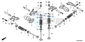 NT700VB drawing CAMSHAFT/ VALVE