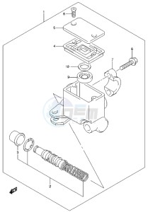 LT-A500X drawing FRONT MASTER CYLINDER