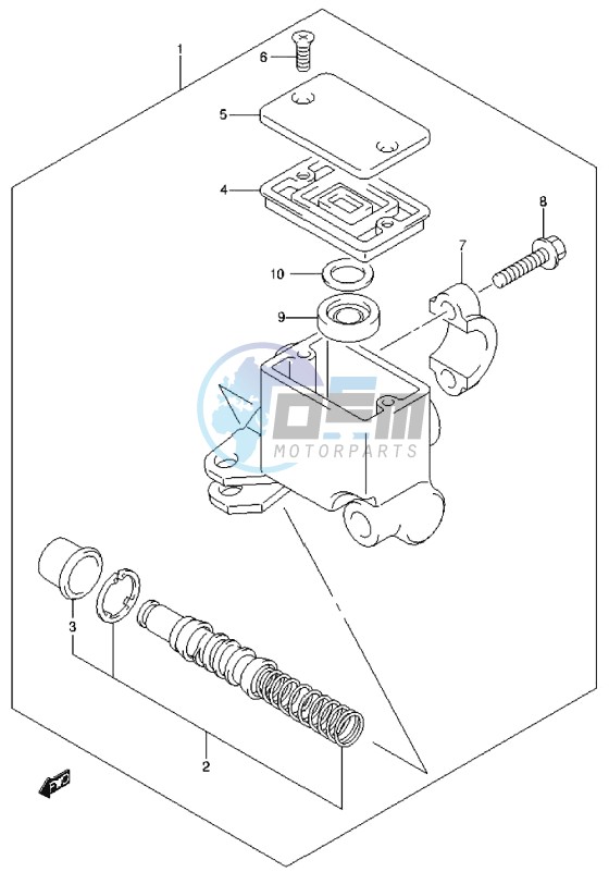 FRONT MASTER CYLINDER