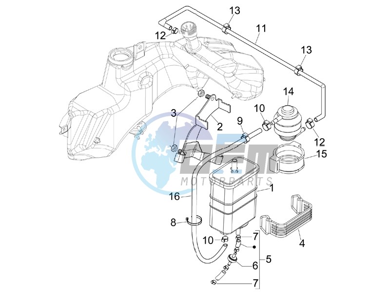 Anti-percolation system