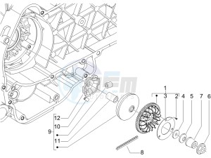 LXV 150 4T USA drawing Driving pulley