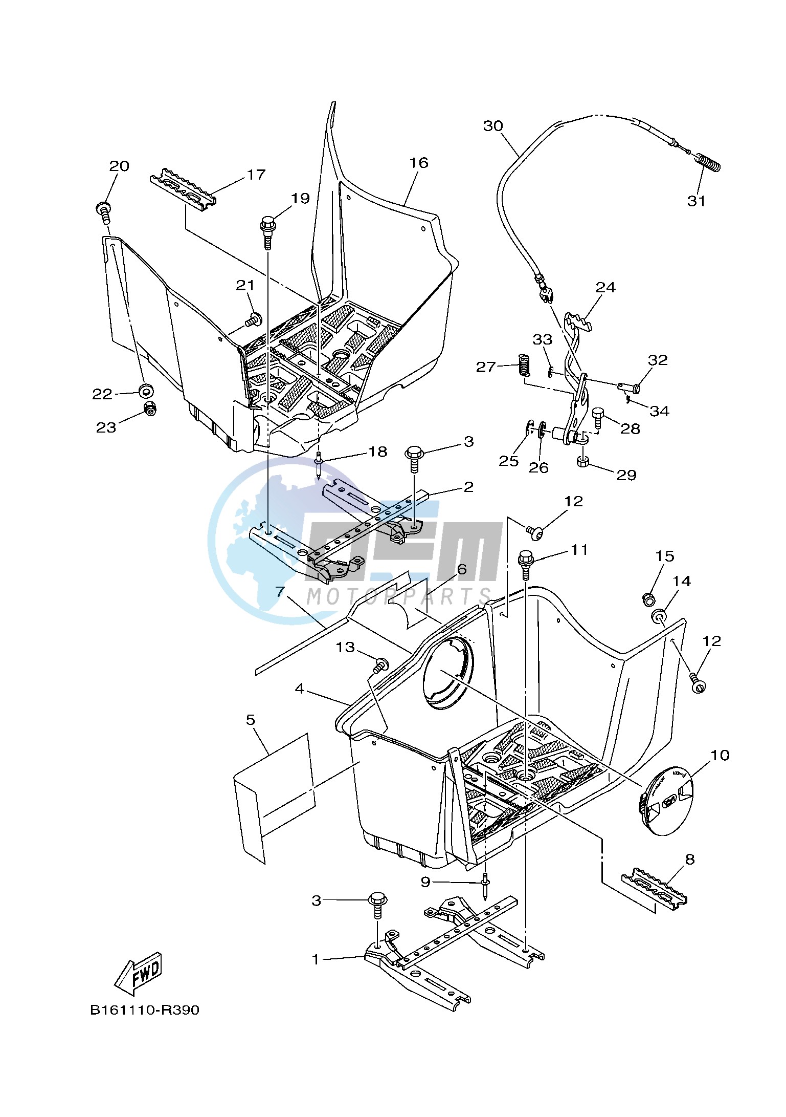 STAND & FOOTREST