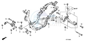 SH1259 E / 3E drawing FRAME BODY