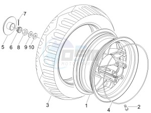 Stalker 50 Naked (UK) UK drawing Rear Wheel