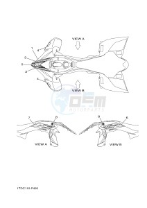 YFZ450R YFZ450RF (1TDE) drawing GRAPHICS