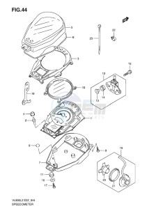 VL800CUE INTRUDER EU drawing SPEEDOMETER