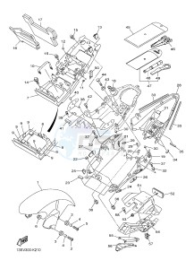 YZF-R6 600 R6 (2CXE 2CXF) drawing FENDER