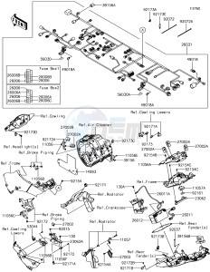 NINJA ZX-10R ZX1000SJFA XX (EU ME A(FRICA) drawing Chassis Electrical Equipment