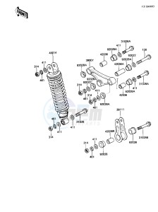 AR 50 A (A1) drawing REAR SUSPENSION_SHOCK ABSORBER