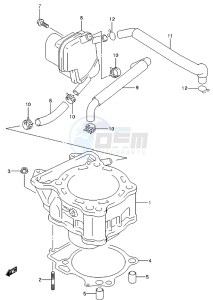 LT-Z400 drawing CYLINDER