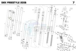 SMX FREESTYLE 50 drawing SUSPENSION