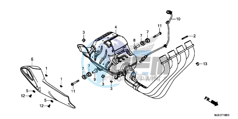 EXHAUST MUFFLER