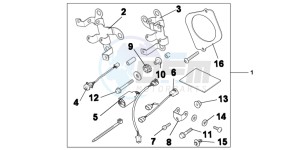 GL1800C drawing KIT FOG LAMP ATT.